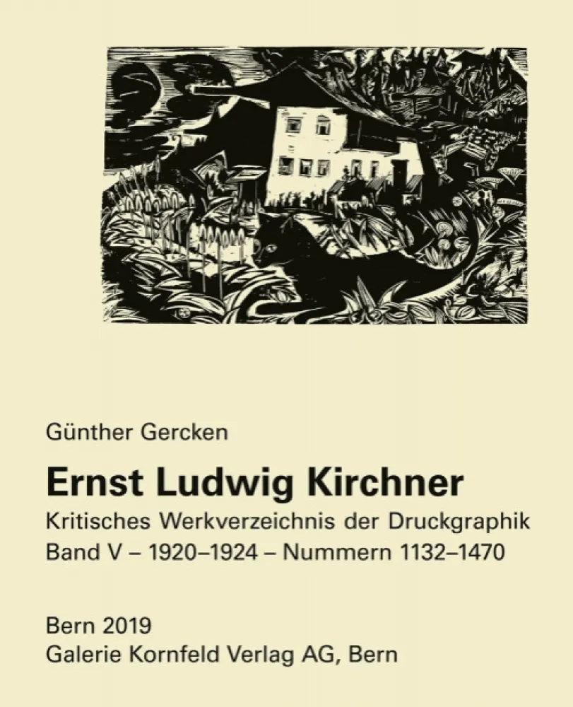 Livro Ilustrado Kirchner - Ernst Ludwig Kirchner. Kritisches Werkverzeichnis der Druckgraphik. Band V.