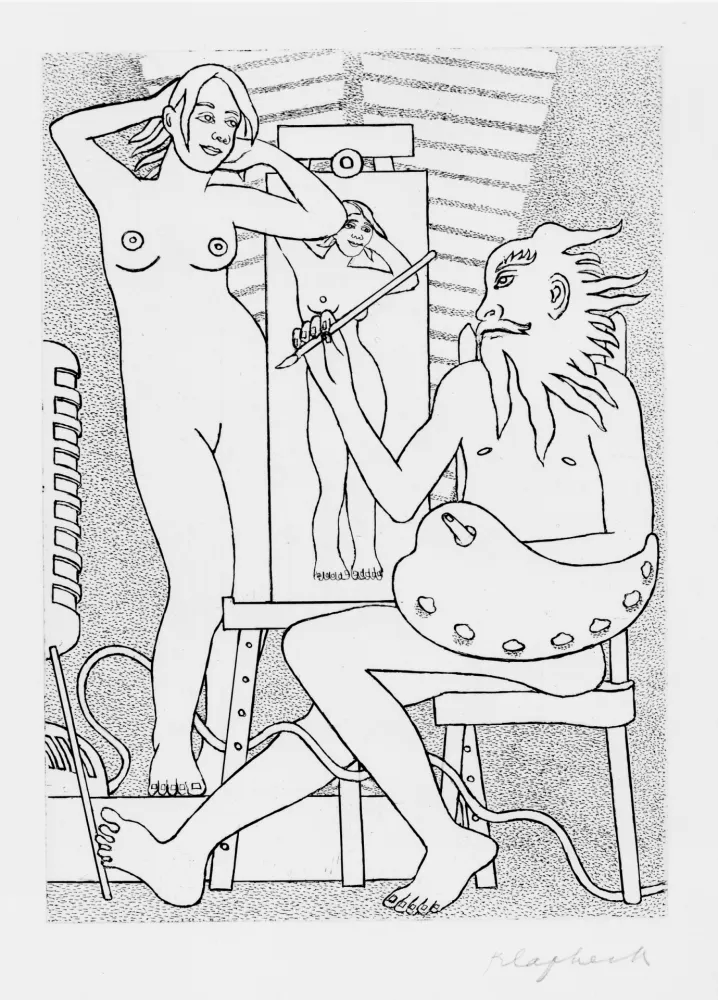 Gravura Klapheck - Atelier