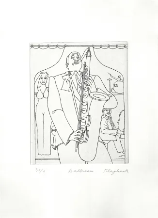 Gravura Klapheck - Ballroom