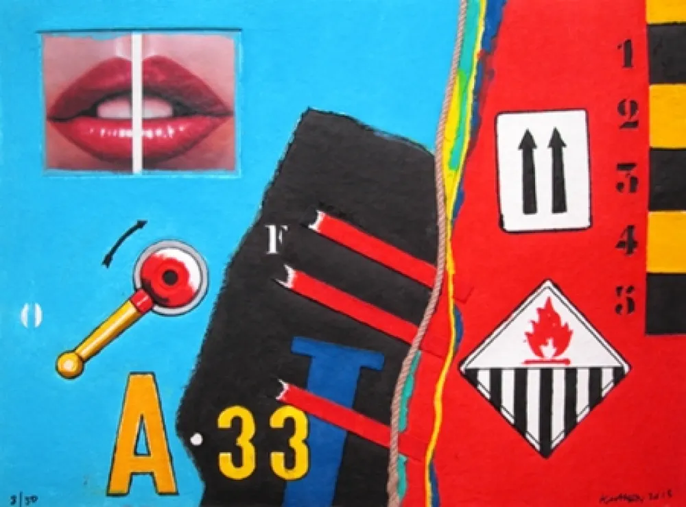 Sem Técnica Klasen - A 33 - Aquagravure de Peter KLASEN