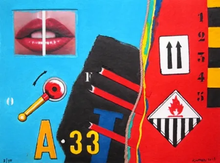 Sem Técnica Klasen - A 33 - Aquagravure de Peter KLASEN