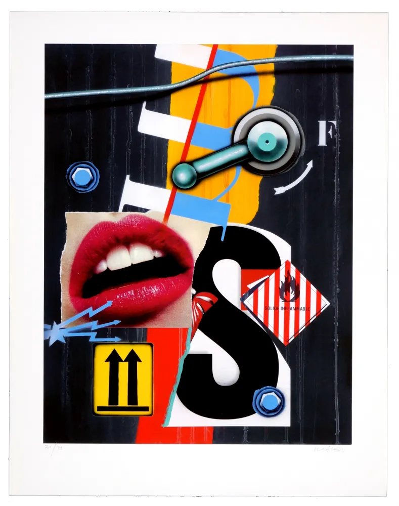 Gravura Digital Klasen - Bouche/Solide inflammable