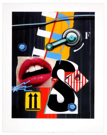 Gravura Digital Klasen - Bouche/Solide inflammable