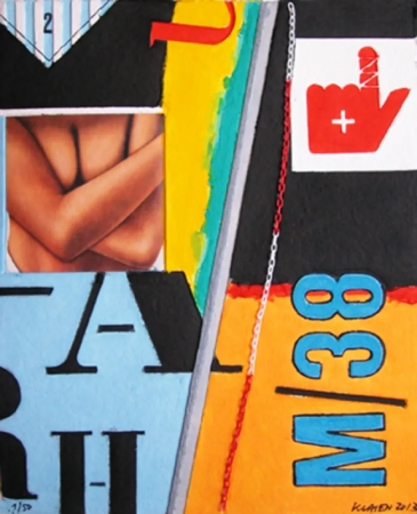 Sem Técnica Klasen - M 38 - Aquagravure de Peter KLASEN