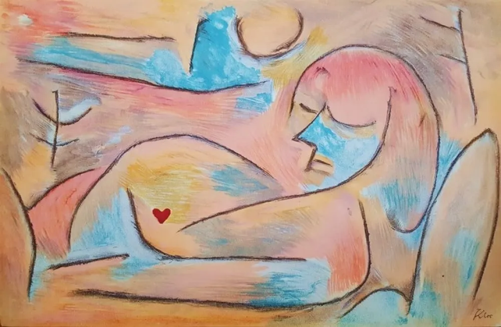 Litografia Klee - Sommeil d'hiver (Winter)