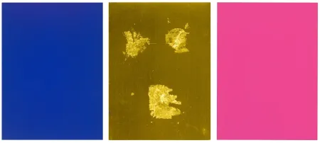 Serigrafia Klein - Monochrome und Feuer (Krefeld Triptych)