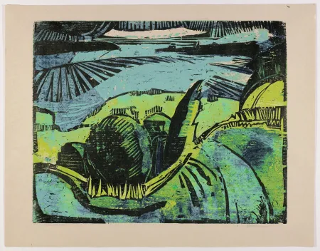 Xilogravura Kliemann - Große Havellandschaft (Large Havel Landscape)