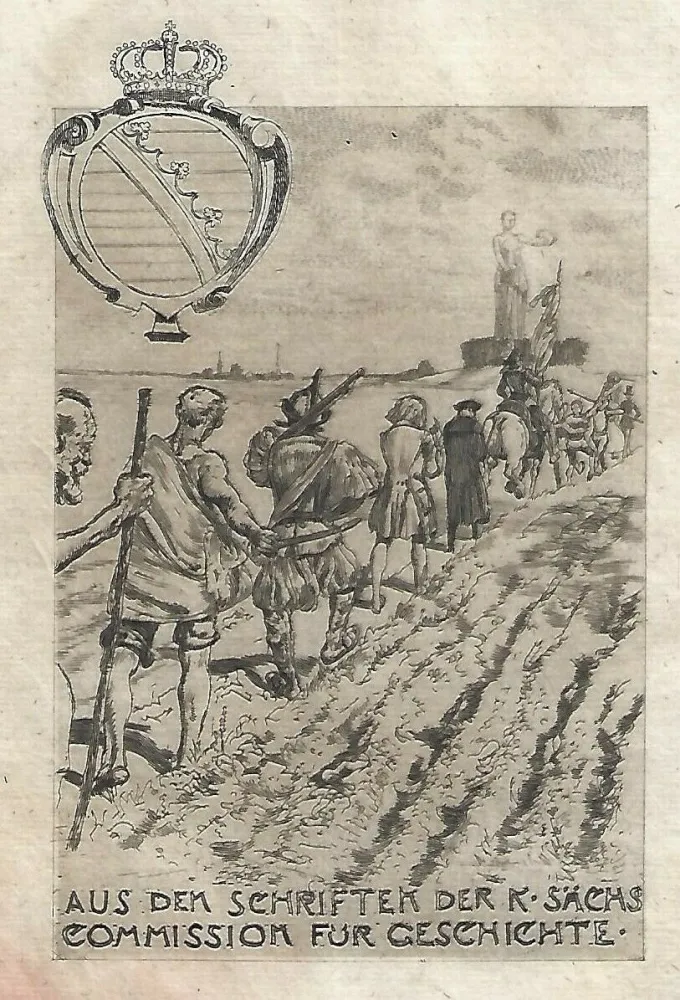 Água-Forte E Água-Tinta Klinger - Kollektiv-Titel für Veröffentlichungen der kgl. sächsischen Komission für Geschichte