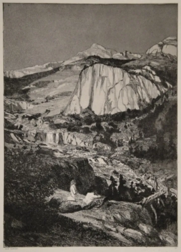 Água-Forte E Água-Tinta Klinger - Mondnacht