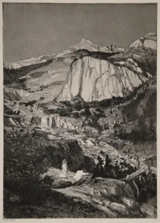 Água-Forte E Água-Tinta Klinger - Mondnacht