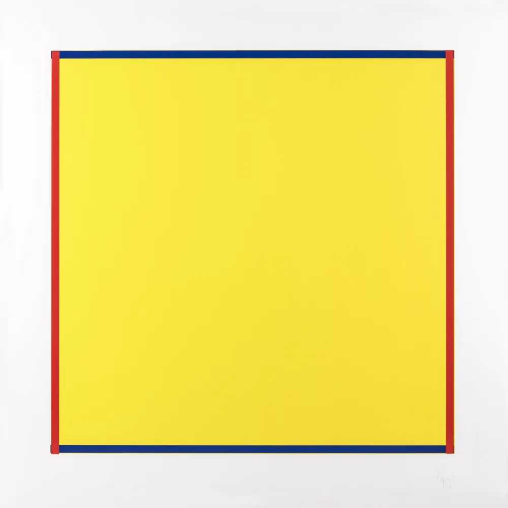 Serigrafia Knoebel - Rot, Gelb, Weiss, Blau 06