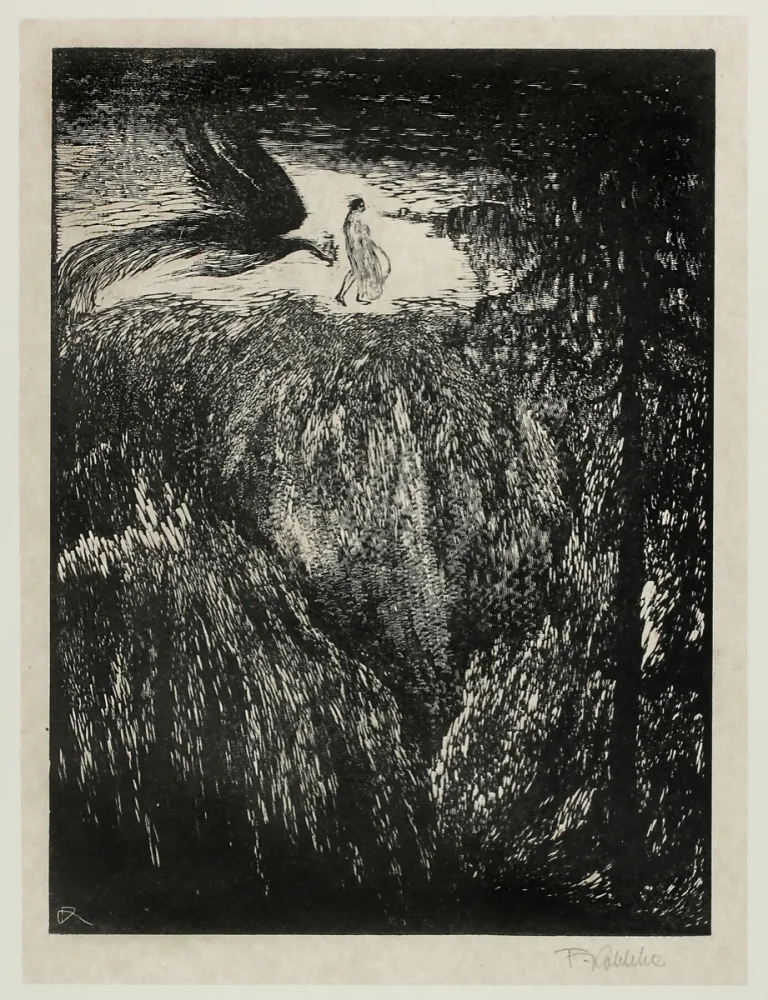 Xilogravura Kobliha - Untitled (Fairy tale)