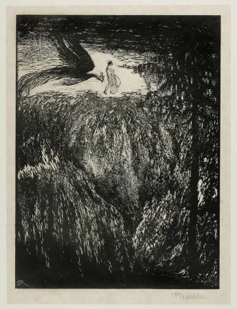 Xilogravura Kobliha - Untitled (Fairy tale)