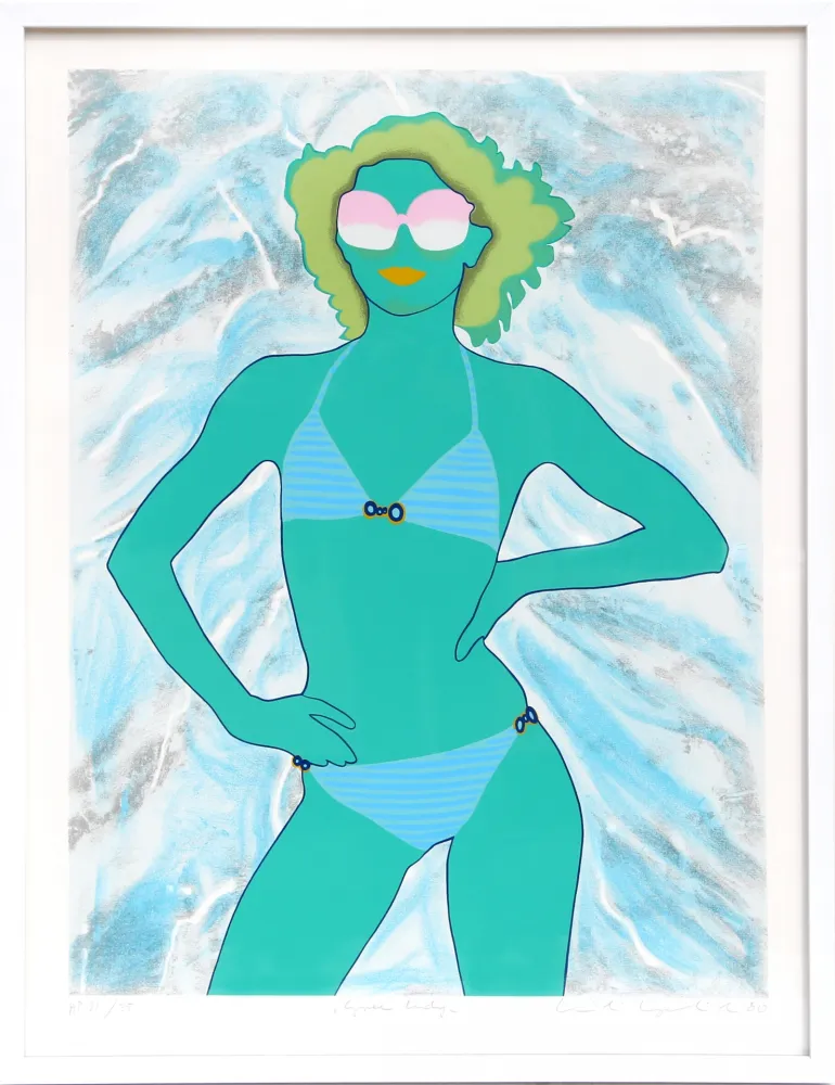 Serigrafia Kogelnik - Green Lady