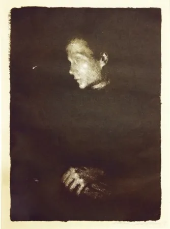 Litografia Kollwitz - Arbeiterfrau im Profil Nach Links