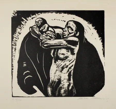 Xilogravura Kollwitz - Das Opfer (The sacrifice)