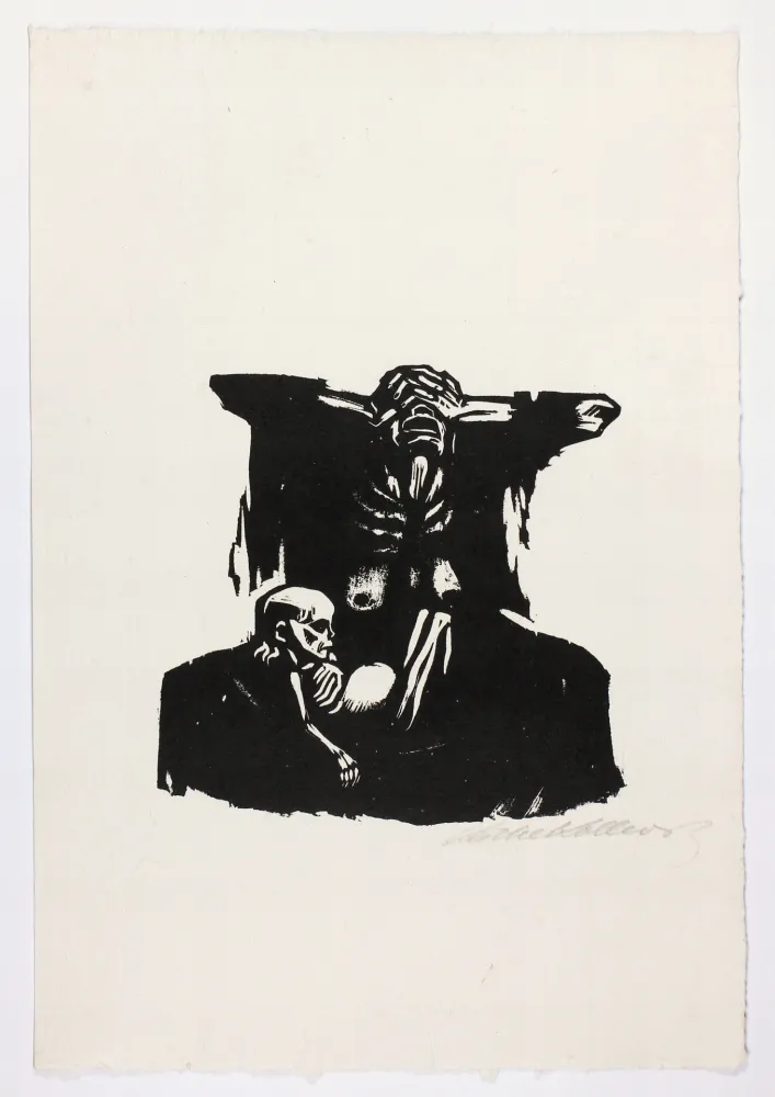 Xilogravura Kollwitz - Hunger