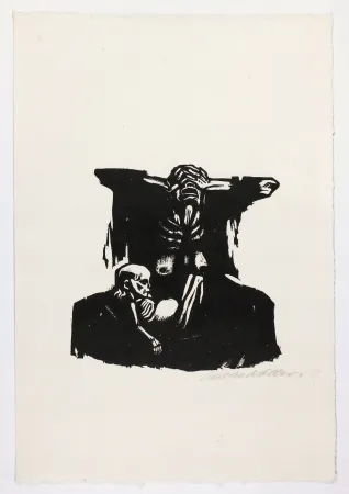 Xilogravura Kollwitz - Hunger