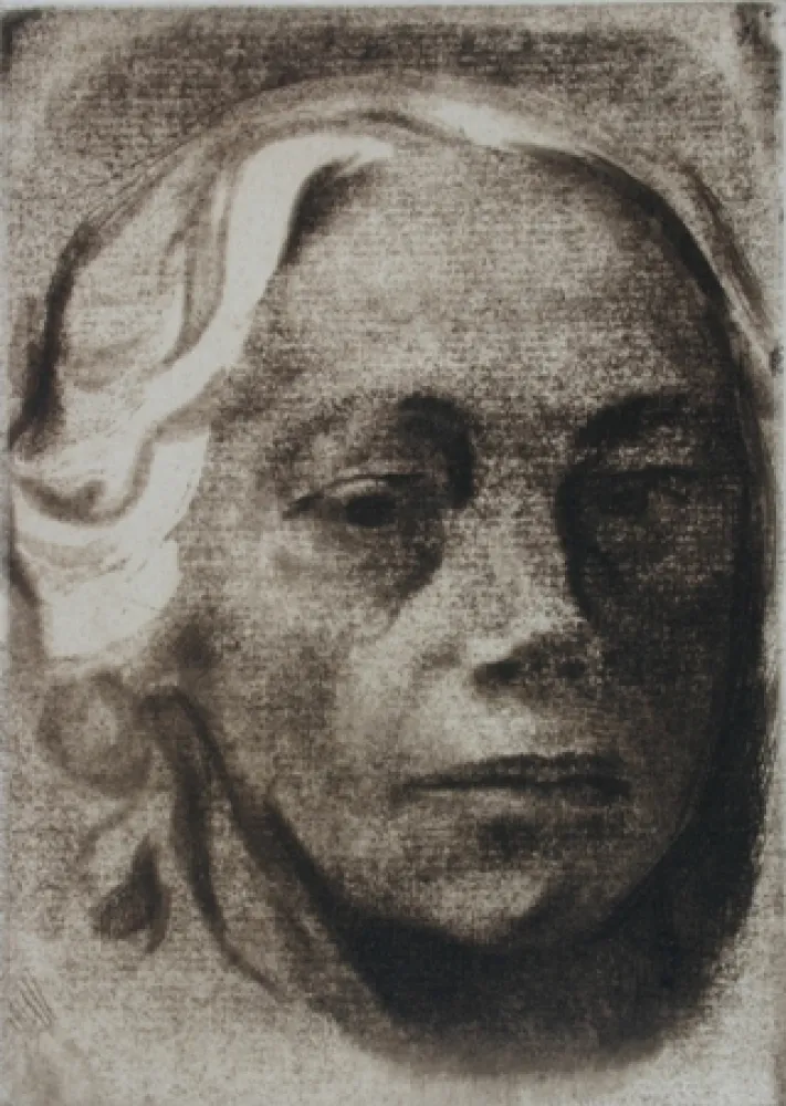 Gravura Kollwitz - Self Portrait