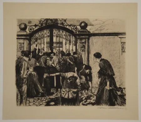 Água-Forte Kollwitz - Sturm