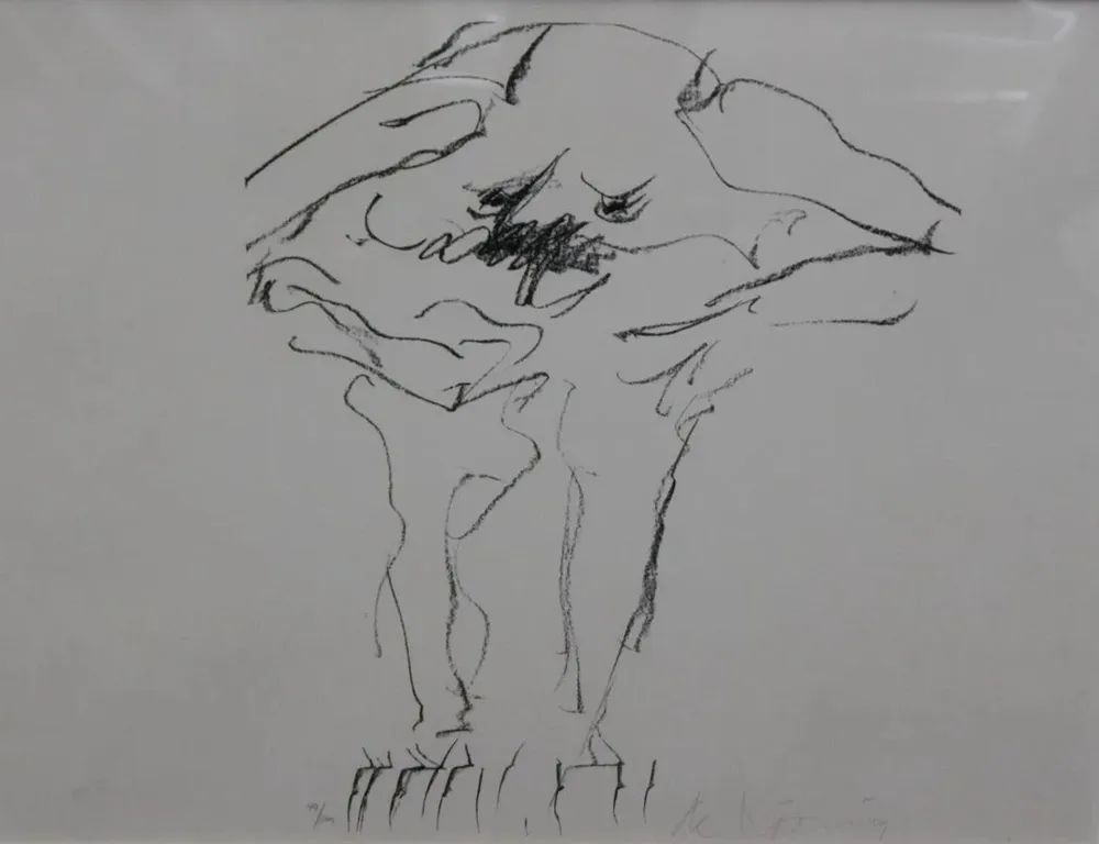 Litografia Kooning - Clam Digger