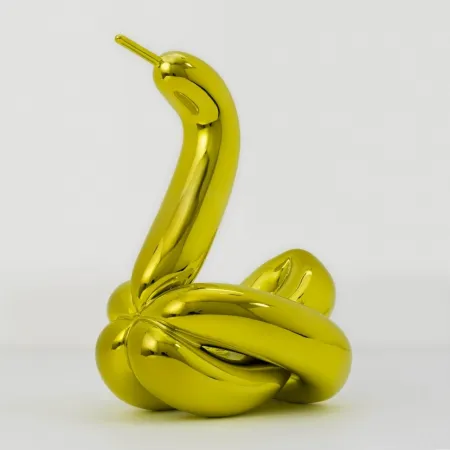 Sem Técnica Koons - Balloon Swan yellow (Celebration Serie)