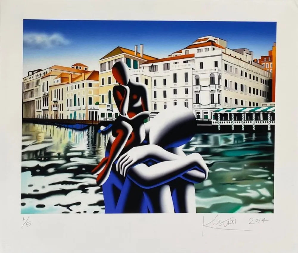 Serigrafia Kostabi - Brink Of Awakening 