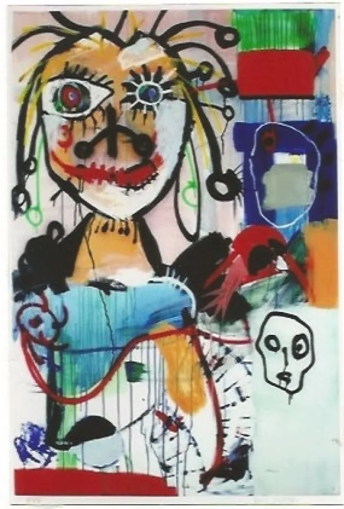 Litografia Kostabi - Joachim