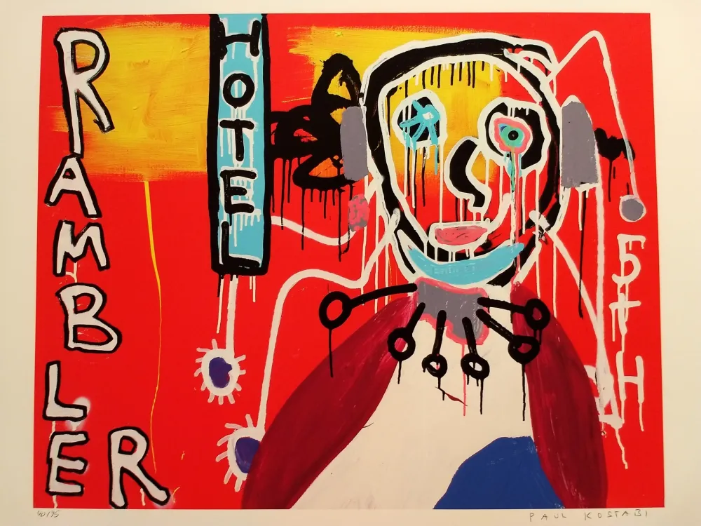 Litografia Kostabi - Kostabi