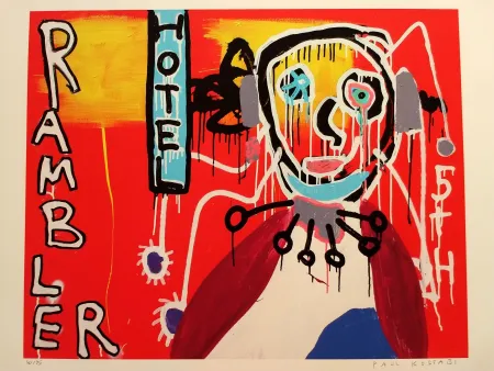 Litografia Kostabi - Kostabi