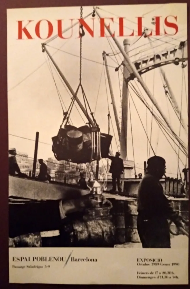 Cartaz Kounellis - Exhibition poster Espai Poblenou