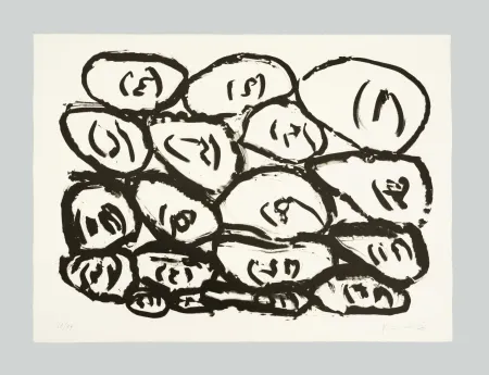 Litografia Kounellis - Senza titolo