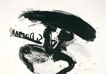 Litografia Kounellis - Sin titulo