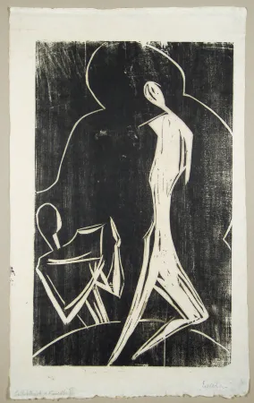 Xilogravura Krantz -  Evokation (Evocation)