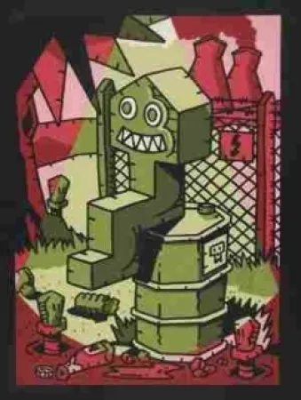 Serigrafia Kriki - Sans titre