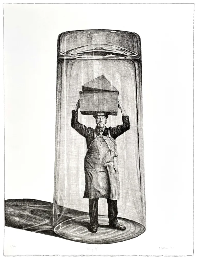 Litografia Kristensen - Saving Up