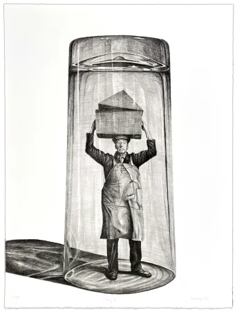 Litografia Kristensen - Saving Up