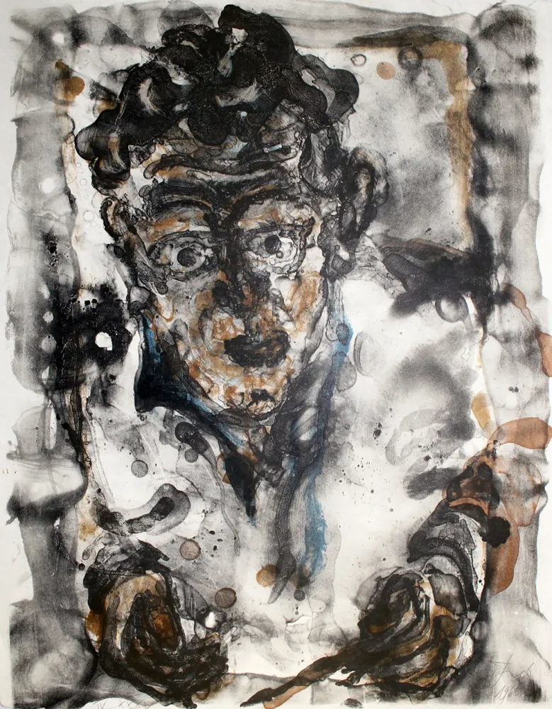 Litografia Kruck - Selbstbildnis