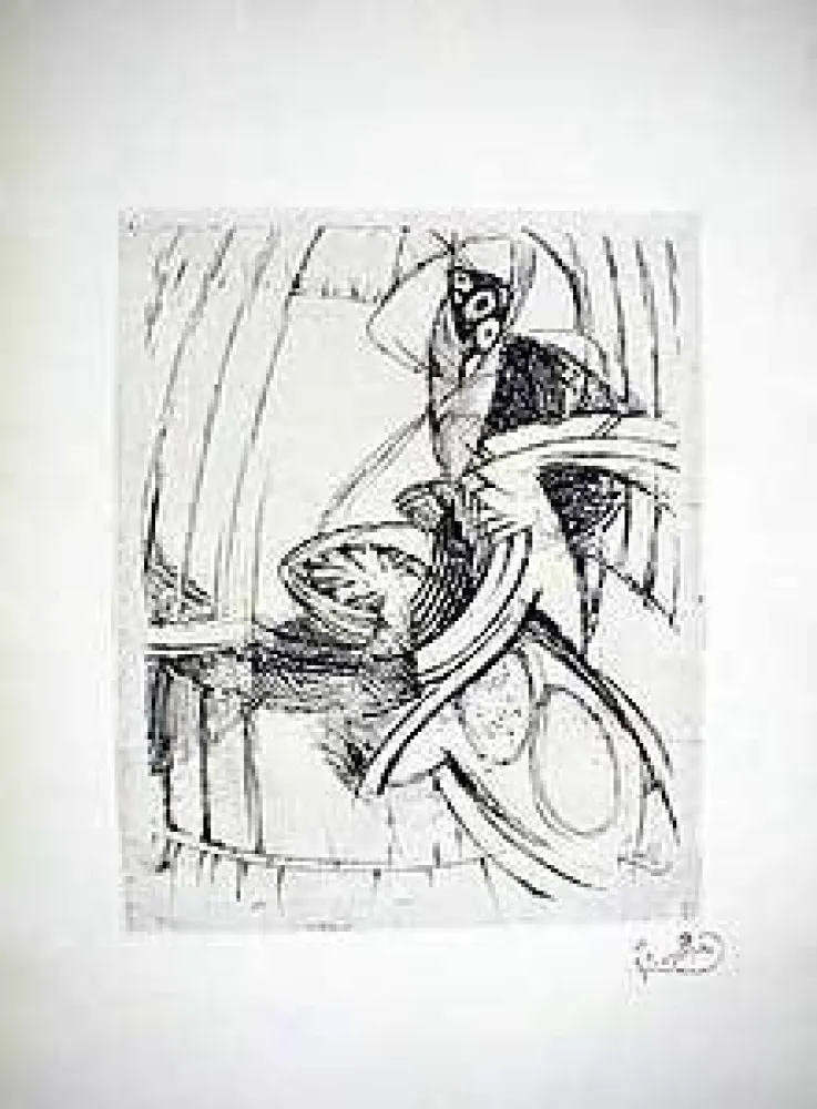 Água-Forte Kupka - Composition Geometrique