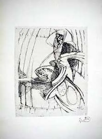 Água-Forte Kupka - Composition Geometrique