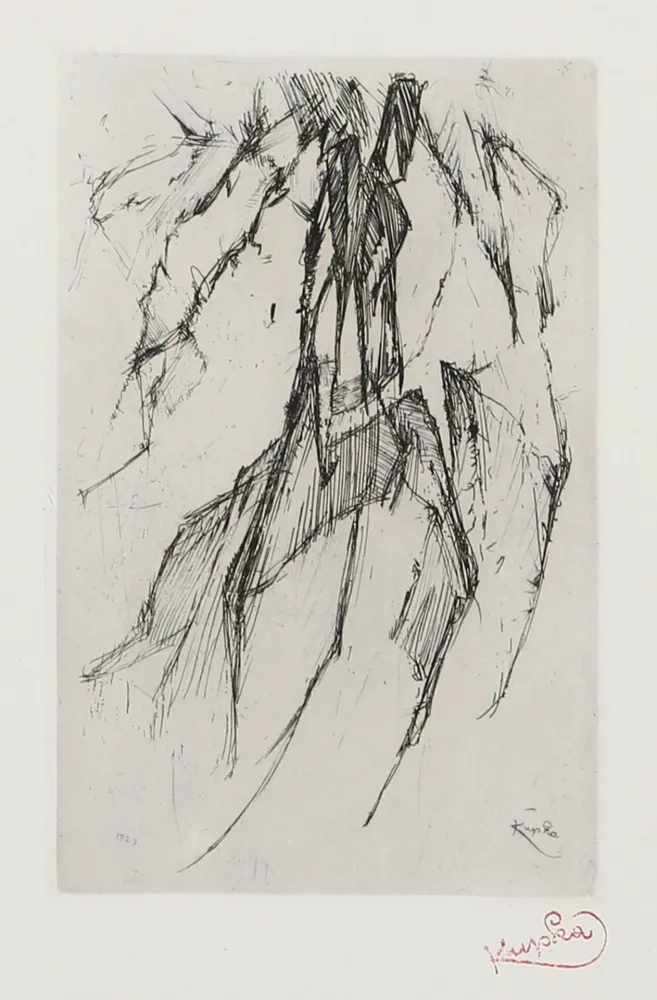 Gravura Kupka - Fountain