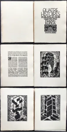 Livro Ilustrado Kupka - Quatre histoires de blanc et de noir (1926).