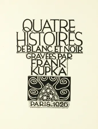 Xilogravura Kupka - Quatre histoires de blanc et noir 