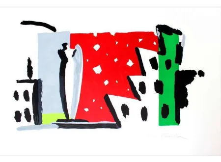 Litografia Kuroda - City VI