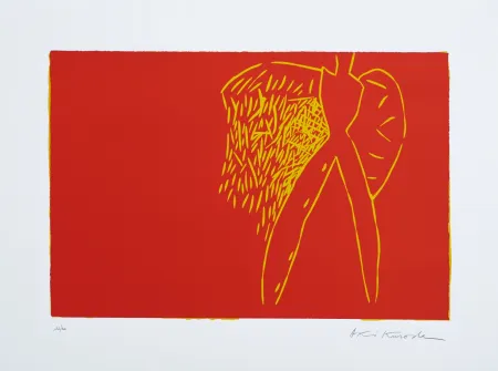 Linogravura Kuroda - Sud I