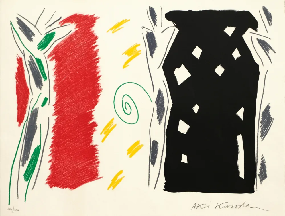 Litografia Kuroda - Trois Figures