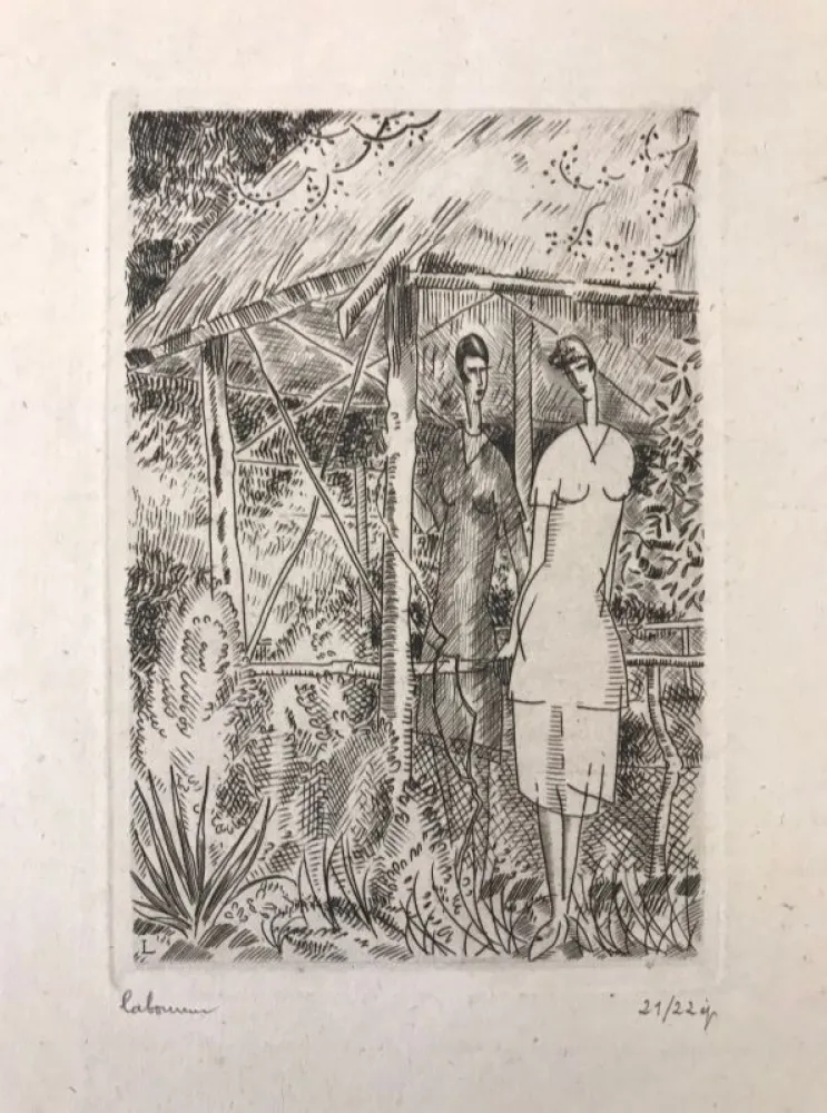 Gravura Laboureur - La tonnelle rustique 