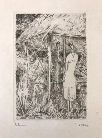 Gravura Laboureur - La tonnelle rustique 