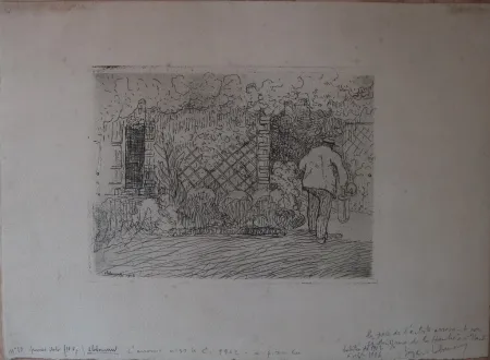 Água-Forte Laboureur - L'Arrosoir