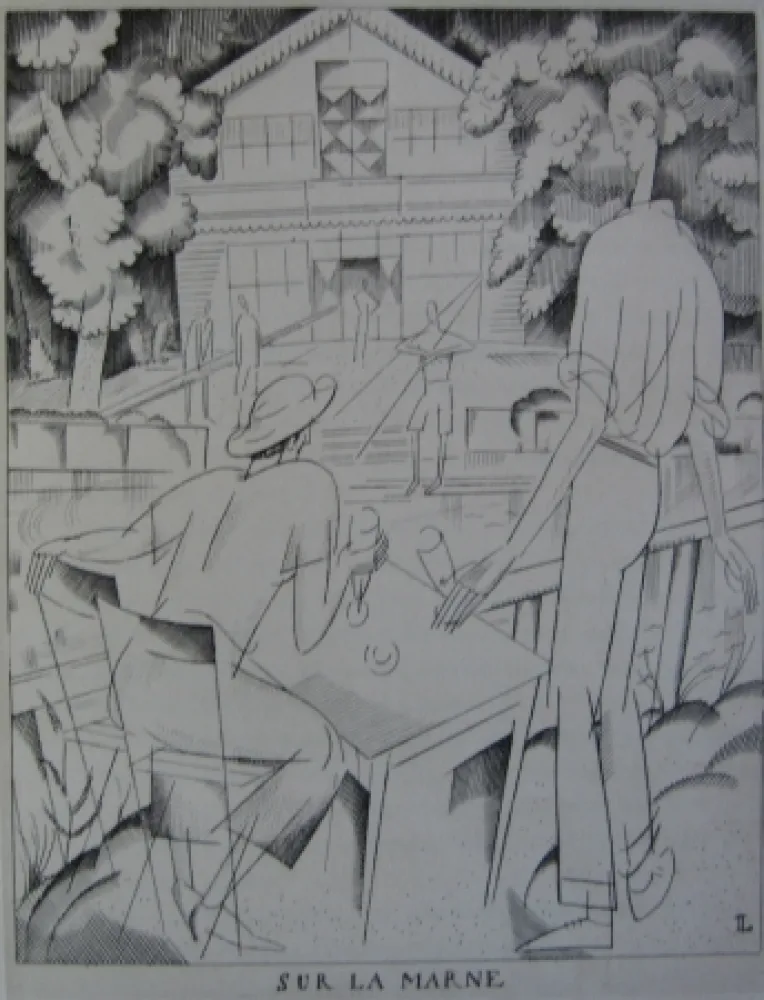 Água-Forte Laboureur - Sur la Marne